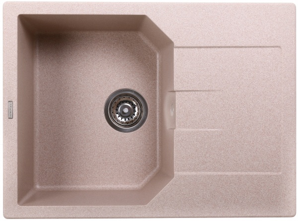 Мойка ScandiSPA из кварцевого песка Alfa 687х507 мм avena с сифоном GMA687a 