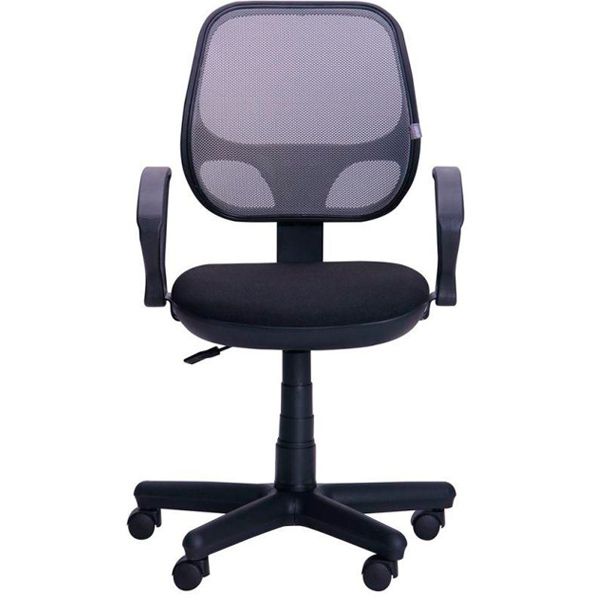 Кресло AMF Art Metal Furniture Чат черно-серый 