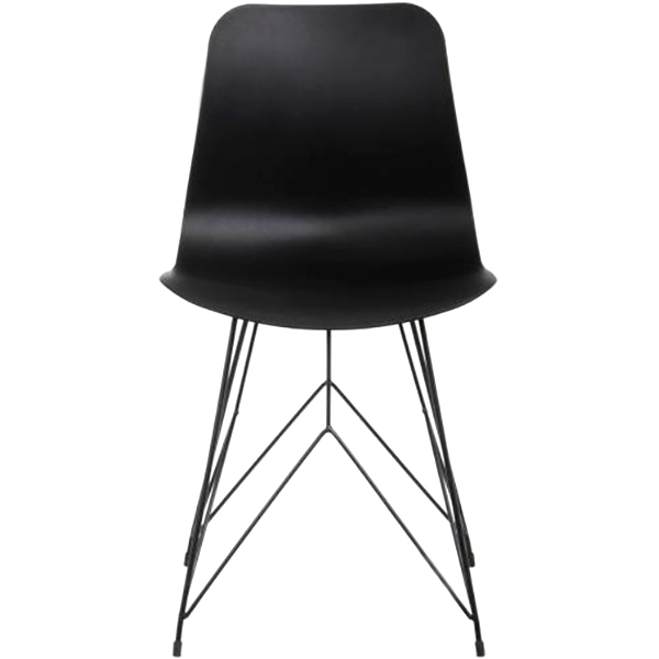 Стул обеденный Star черный хром/черный