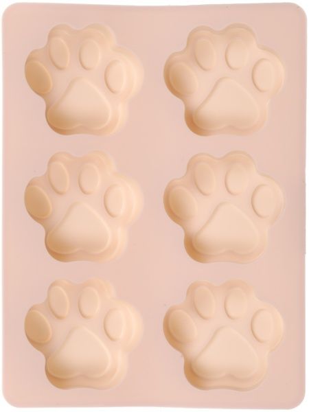 Форма для кексів Лапки 18.5х14х1.7 см 6 шт. 51618443 Flamberg Smart Kitchen