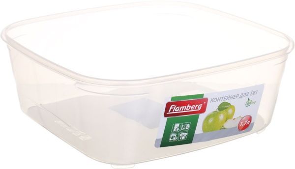 Контейнер для зберігання 1,7 л зелений Flamberg