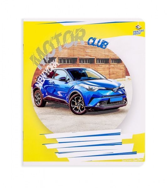 Комплект тетрадей Мотор-клуб 24 листа в линию 20 шт. Поділля