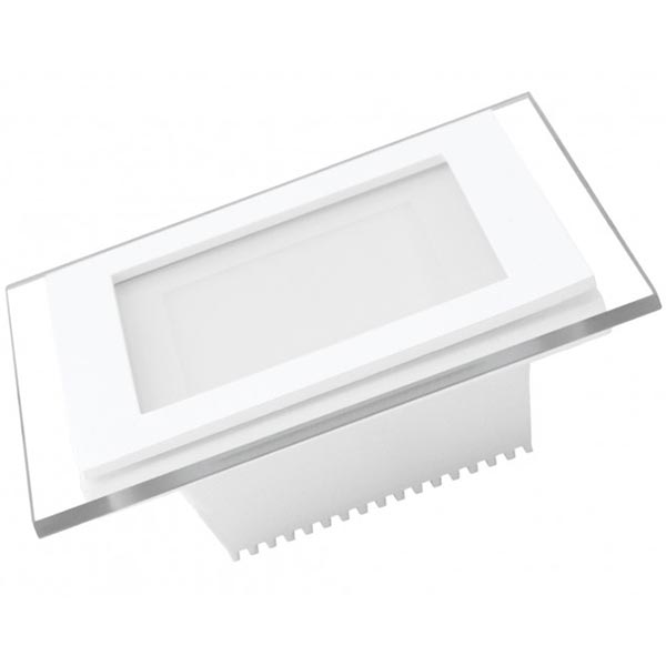 Светильник LED Eurolamp Downlight квадратный стекло 6 Вт 4000K