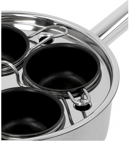 Сковорода для гурманов Specialties 3 18 см з 4 ємностями і скляною кришкою 40850-299-0 Demeyere