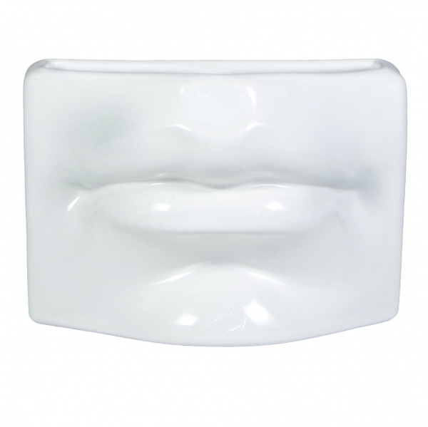 Кашпо керамічне біле Sweet Lips Р289 Rezon