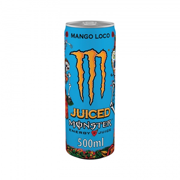 Энергетический напиток Monster Energy безалкогольный сильногазированный Mango Loco Juiced 0,5 л 