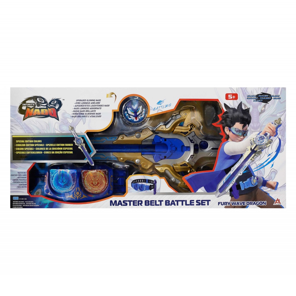 Ігровий набір Infinity Nado VI Master Belt Battle Set Лютий дракон (Fury Wave Dragon) EU654162