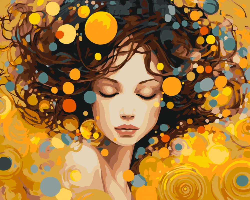 Картина по номерам Портрет элегантности ©art_selena_uа 40x50 см Идейка