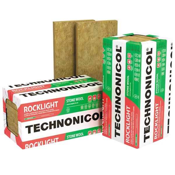 Базальтовая вата ТЕХНОНІКОЛЬ ROCKLIGHT 50 мм 5,76 кв.м