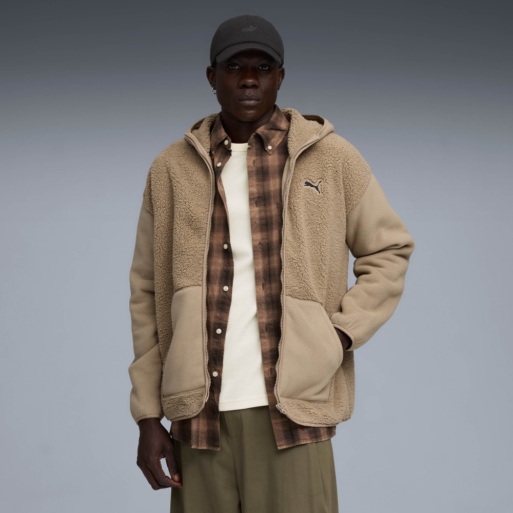Куртка Puma ESS ELEVATED Relaxed Winterized Full-zip Hoodie Sherpa 68826055 р.M