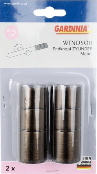 Наконечник Zylinder Gardinia Windsor набірний d25 мм бронзовий 