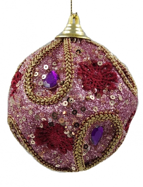 Куля декоративна SD019-44 d 100 мм мульті