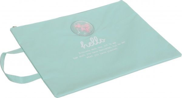 Папка Plants розовая