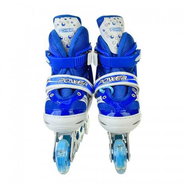 Роликові ковзани Shantou SC190157, зі світлом, 3 кольори р. 31-34 в асортименті