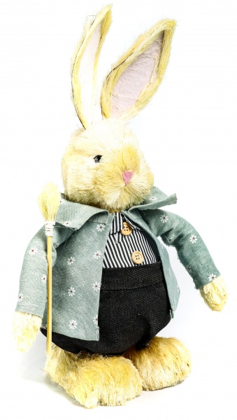 Декорация пасхальная Кролик аристократ 21 см в ассортименте (B18C083/84)