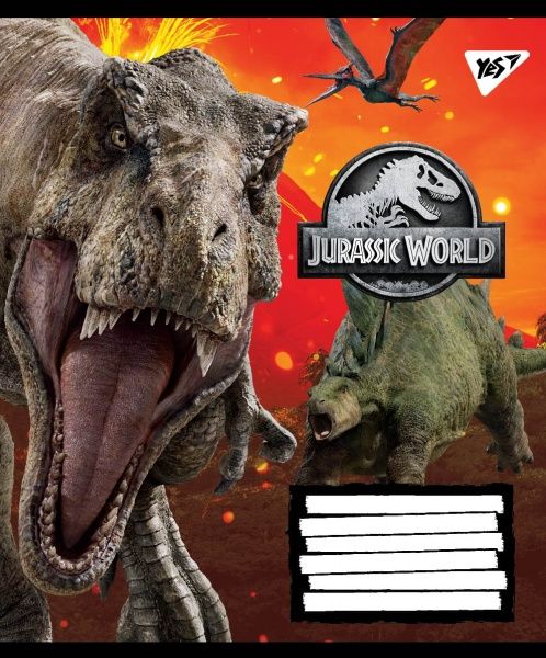 Зошит шкільний Jurassic World. Genetic failure А5/48 в лінію YES