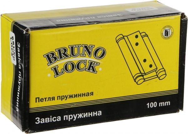 Петля пружина Bruno 48089 універсальна 100x75мм нікель універсальна