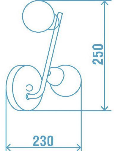 Бра Victoria Lighting 2x5 Вт G9 хром Asti/AP2 