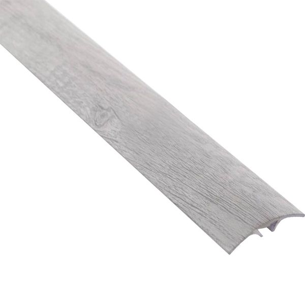 Порожек алюминиевый декорированный Braz Line скрытый крепеж 40x2700 мм дуб беленый