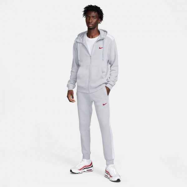 Джемпер Nike M NSW SP FLC FZ HOODIE BB FQ8819-012 р.M сірий