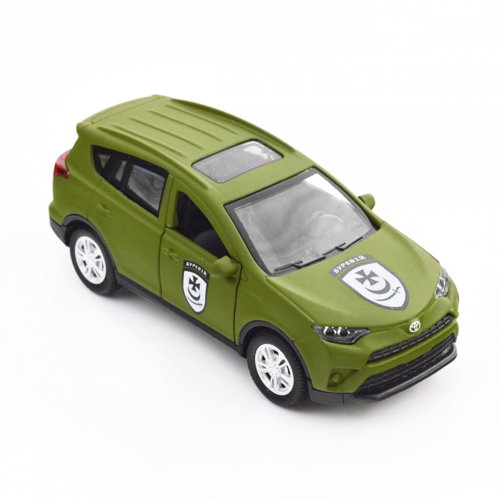 Автомодель TechnoDrive 1:32 серии Шевроны Героев Toyota RAV4 Буря KM6198