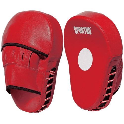 Лапи боксерські SPORTKO 4003-Red 20x35 см червоний 