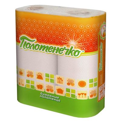 Полотенца бумажные Полотенечко 2 шт