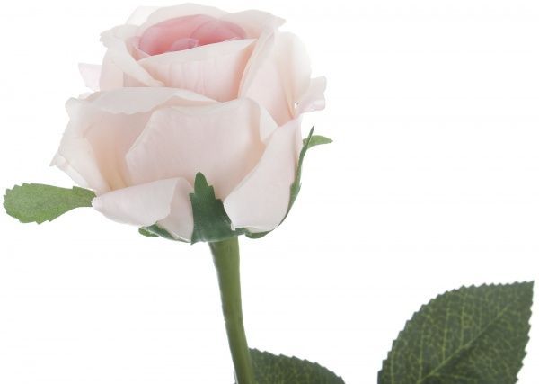 Квітка штучна Троянда натуральна світло-рожевий