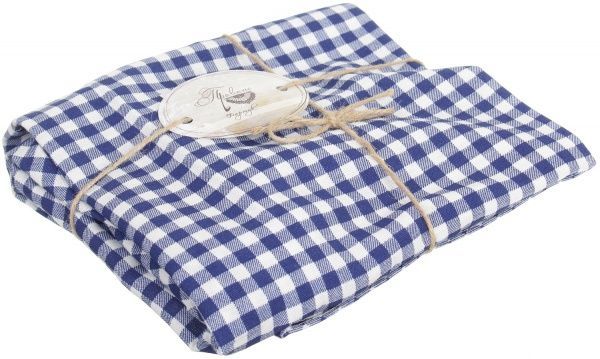 Фартух 70х59 см синя клітина Прованс