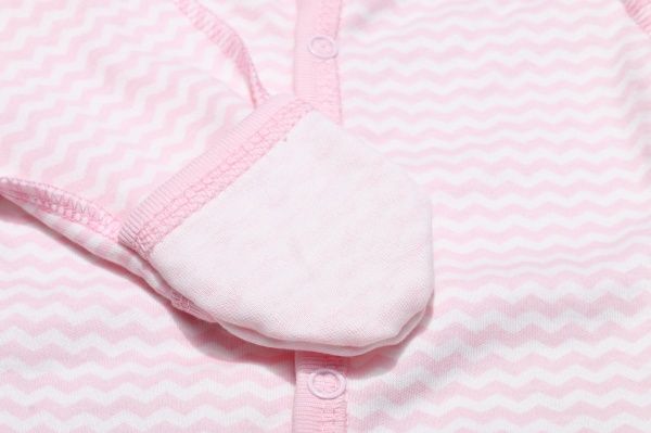 Комбінезон Bambinelli Зигзаг р.62 білий із рожевим 