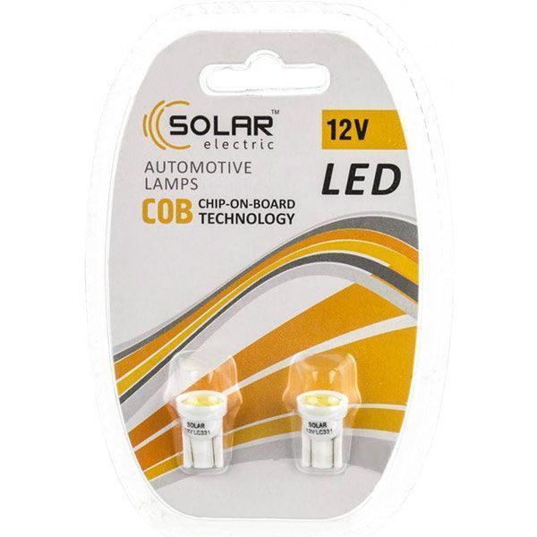 Лампа світлодіодна Solar LF331 T10 12 В 2 шт