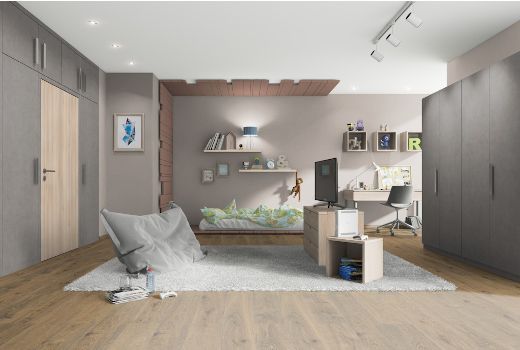 Ламинат пробковый Egger Comfort V4 EHC012 дуб форт ворт дымчатый 31/AC3 1292x193x8 мм 