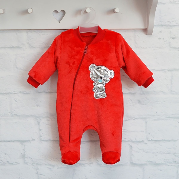 Чоловічок для дівчинки Blanka Ведмедик р.62 червоний 110106 