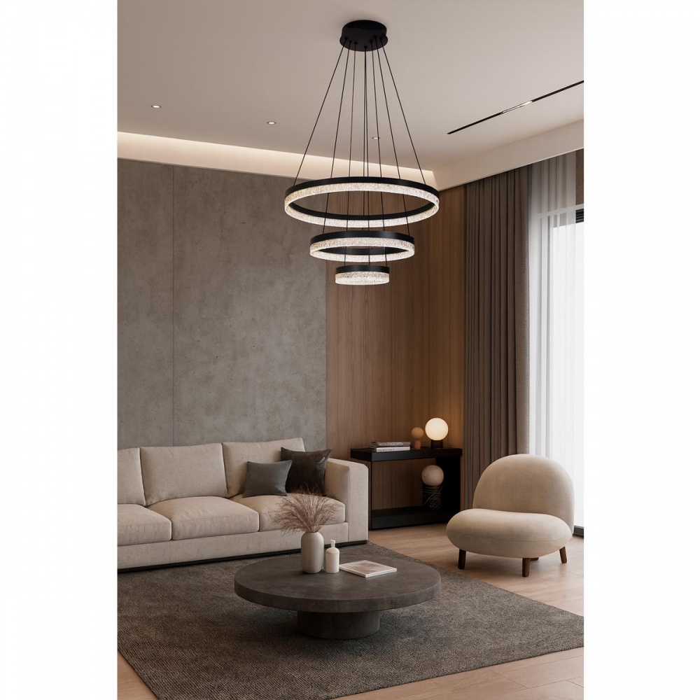 Світильник світлодіодний LIGHT SET LEBIDKA 3PL-R 3x59 Вт чорний