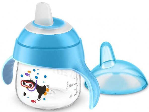 Поїльник-непроливайка Philips Avent з носиком блакитний 200мл, 6 міс+ 1 шт SCF751/07