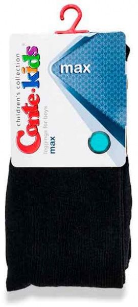 Леггинсы Conte-Kids для мальчиков MAX р.140-146 черный 