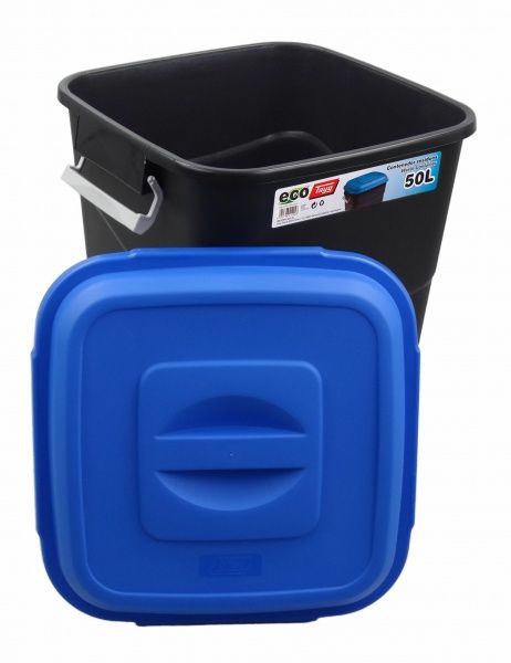 Бак для сміття з кришкою Tayg Eco 75 л 411021_синій