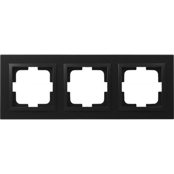 Рамка тримісна Mono Despina універсальна графіт 102-200000-162