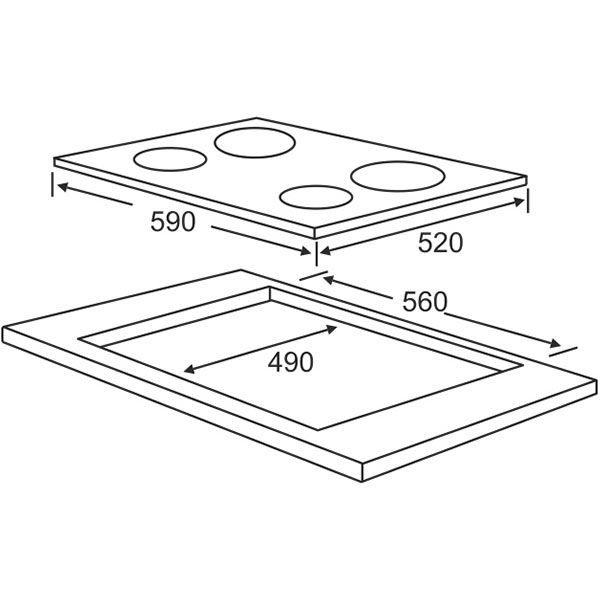 Варильна поверхня індукційна Interline VCI 622 BA