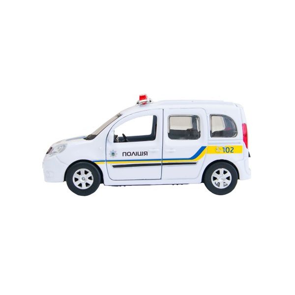 Автомодель Технопарк Renault Kangoo Поліція України 1:43 KANGOO-P(FOB)