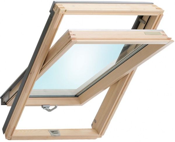 Окно мансардное Optilight B 78x140 см с окладом