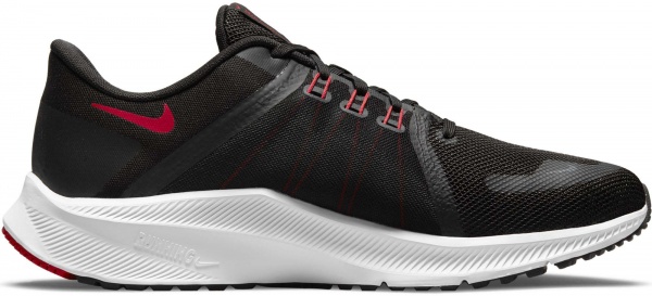 Кроссовки Nike Quest 4 DA1105-001 р.US 11,5 черно-красный