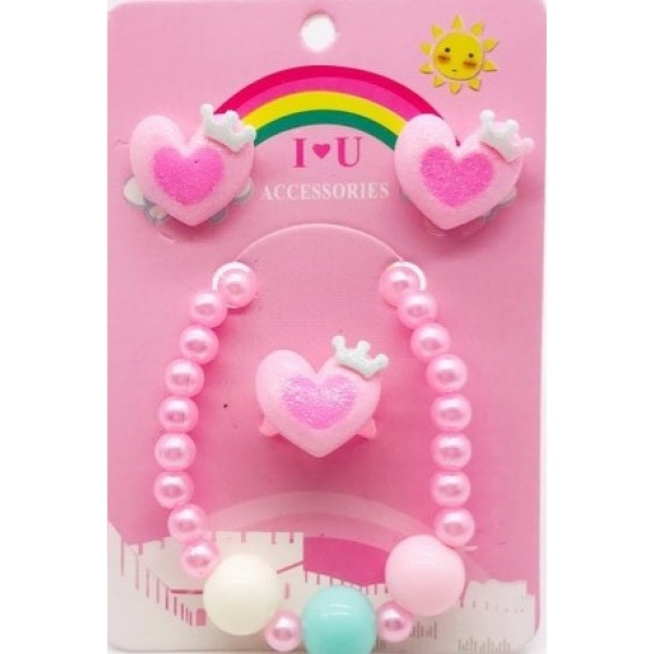 Набір прикрас Qunxing Toys Милі сердечка R3-6