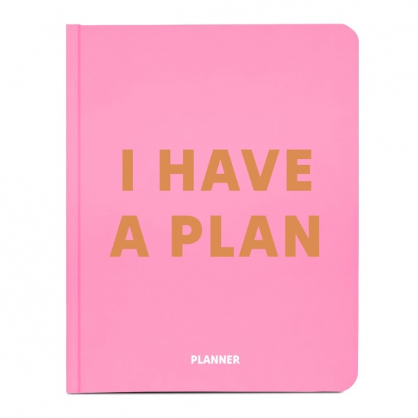 Блокнот I HAVE A PLAN розовый Orner