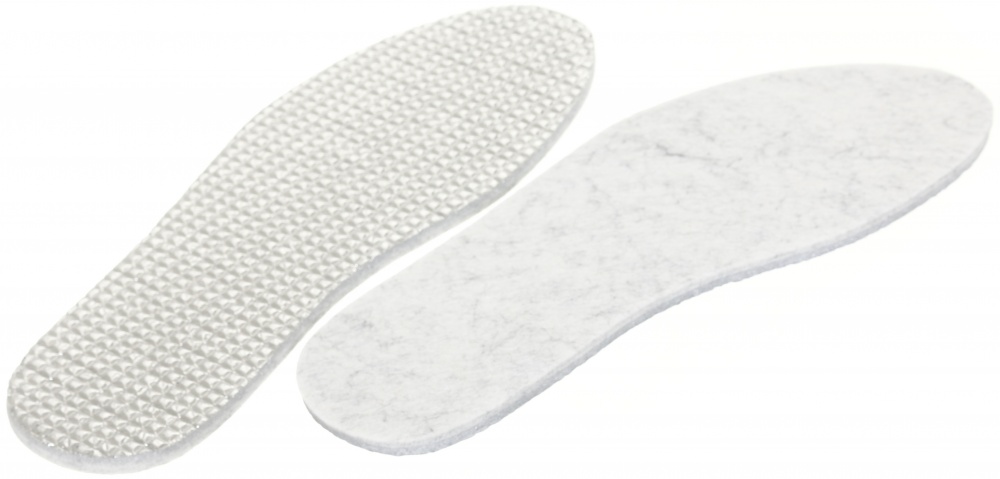 Стельки фетровые фольгированные р.39 белый