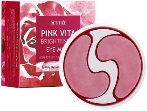Патчи Petitfee Pink Vita Brightening осветляющие с эссенцией дамасской розы 70 г 60 шт./уп.
