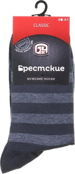 Шкарпетки чоловічі БЧК 2125 CLASSIC 048 р. 27 сірий 