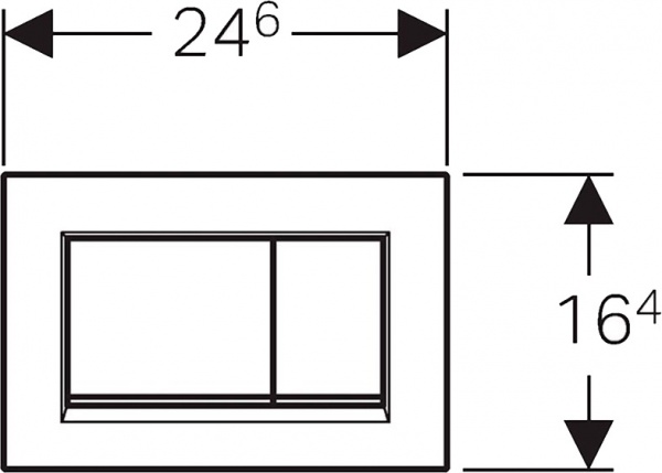 Панель смыва Geberit Sigma30 (115.883.KH.1)