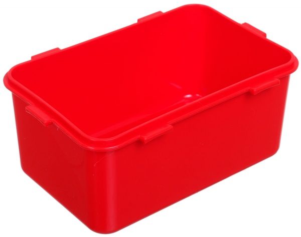 Контейнер Фиеста 1.5 л прямоугольный красный Алеана