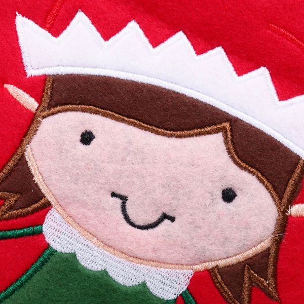 Декорация новогодняя La Nuit сапожок Девочка Эльф 43х25 см CT1902/girl 